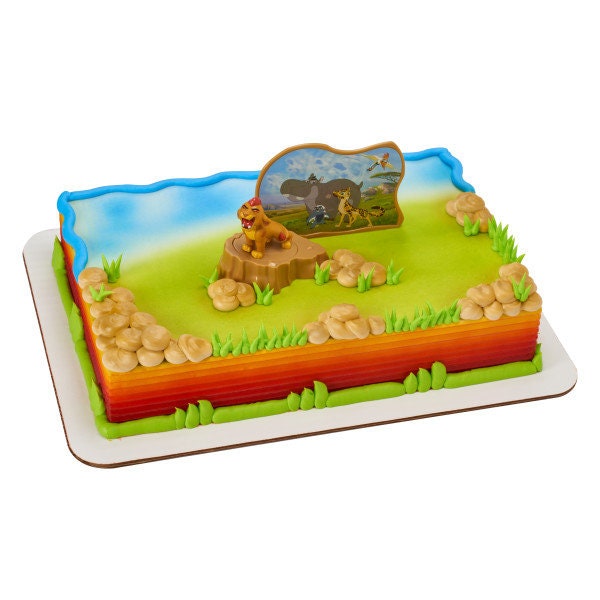 THE LION GUARD Cake Topper Destiny Roars! Lion King Movie Cake Decoration Decoset Birthday
