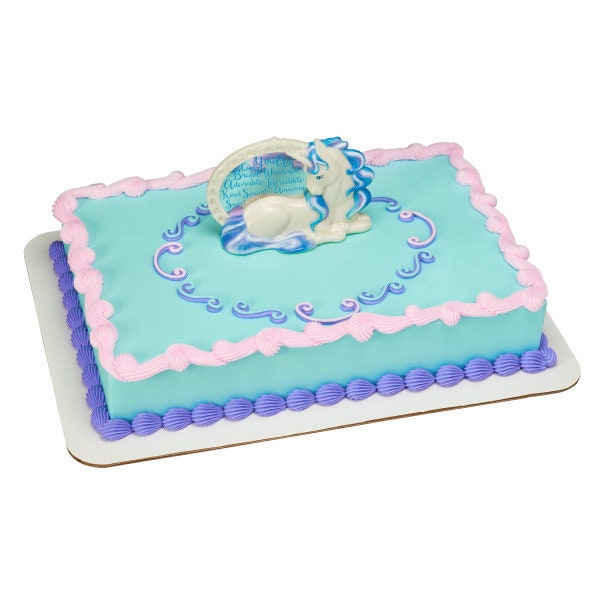 ENCHANTING UNICORN Cake Topper Mystical Magical Cake Decoration Decoset Birthday Craft Supply