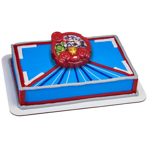AVENGERS Cake Topper Unify Marvel Comics Iron Man Decoration Decoset Birthday