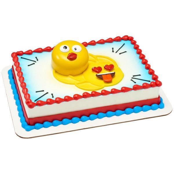 EMOJI Cake Topper Icons Funny Faces Birthday Cake Decoration Decoset