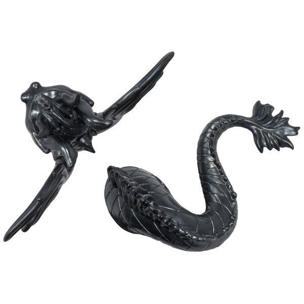 DRAGON CREATIONS Cake Topper Head Wings Tale Fantasy Birthday Cake Decoration Decoset