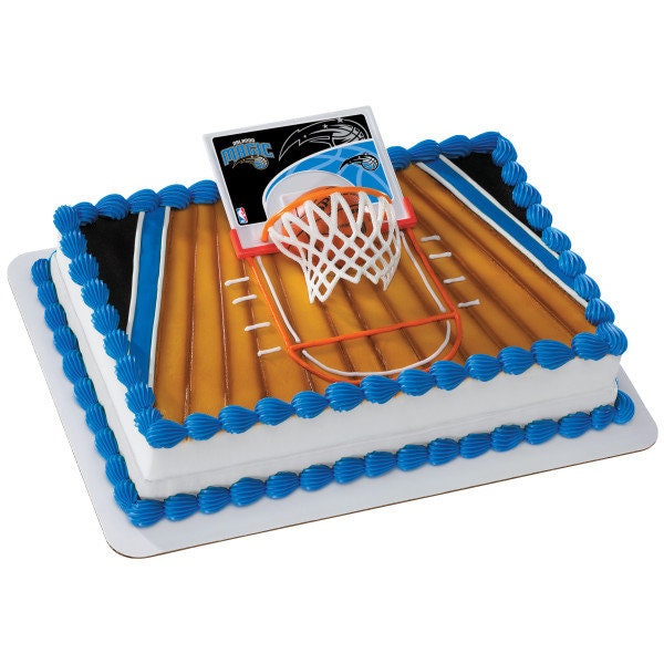 ORLANDO MAGIC Cake Topper NBA Birthday Slam Dunk Team Cake Decoration Decoset