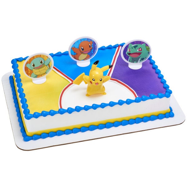 POKEMON Cake Topper Light Up Pikachu Birthday Party Cake Decoration Decoset