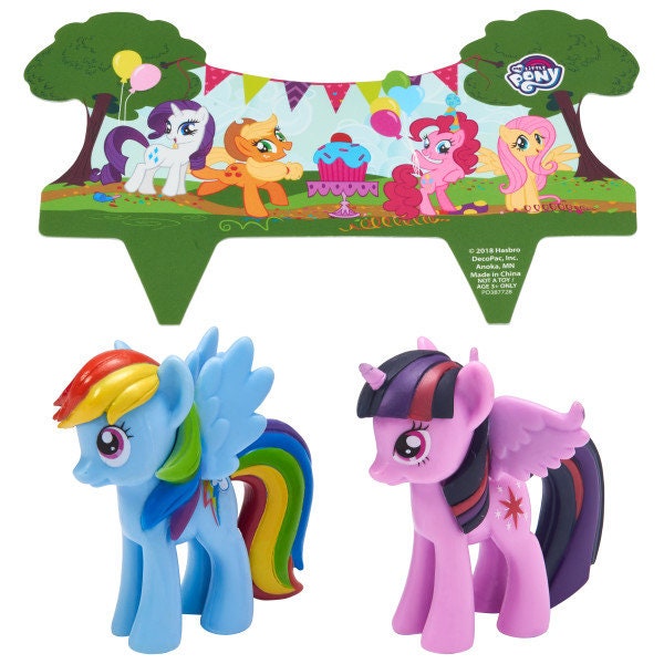 MY LITTLE PONY Cake Topper It's a Pony Party! Birthday Party Cake Decoration Decoset