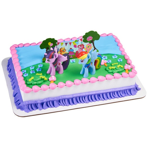 MY LITTLE PONY Cake Topper It's a Pony Party! Birthday Party Cake Decoration Decoset