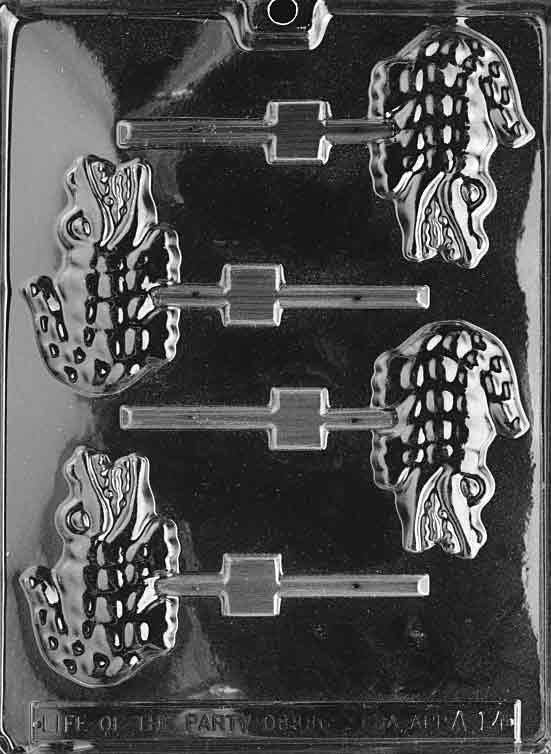 ALLIGATOR LOLLY Sucker Chocolate Candy Mold