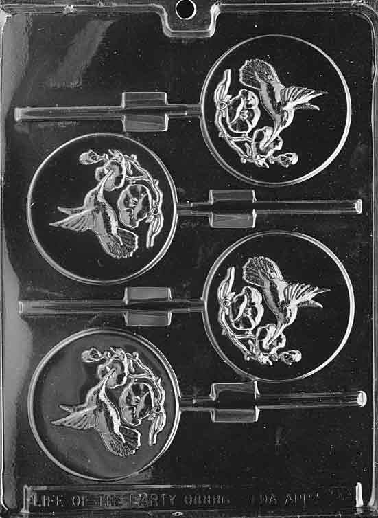 HUMMINGBIRD LOLLY Animal Sucker Chocolate Candy Mold