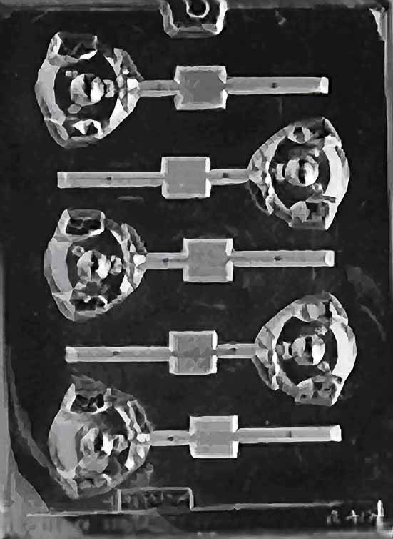 PIG HEAD LOLLY Sucker Chocolate Candy Mold Craft Supply