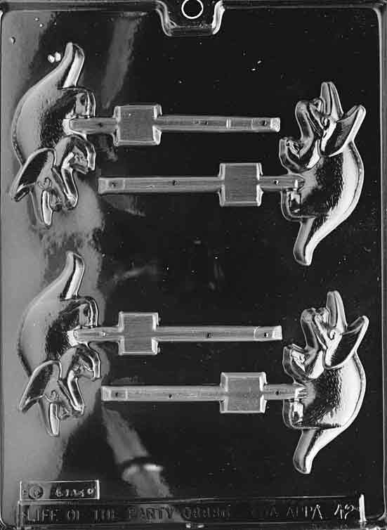 TRICERATOPS Dinosaur Lolly Sucker Chocolate Candy Mold