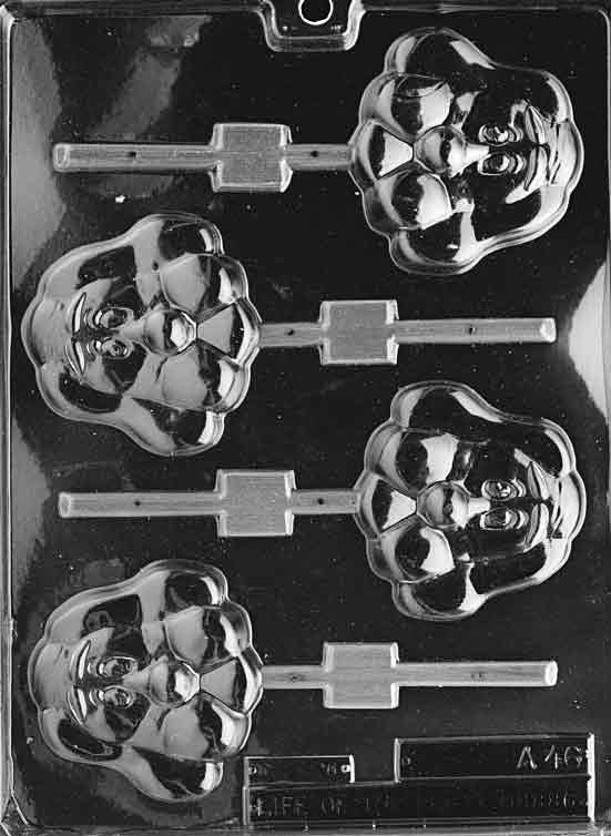 HOUND FACE LOLLY Animal Sucker Chocolate Candy Mold