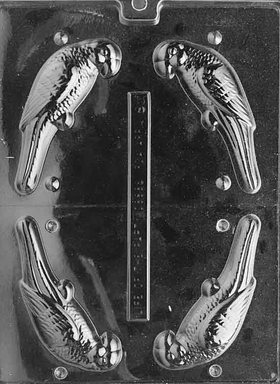 3D PARKEET Animal Chocolate Candy Mold LOP-A095 Craft Supply