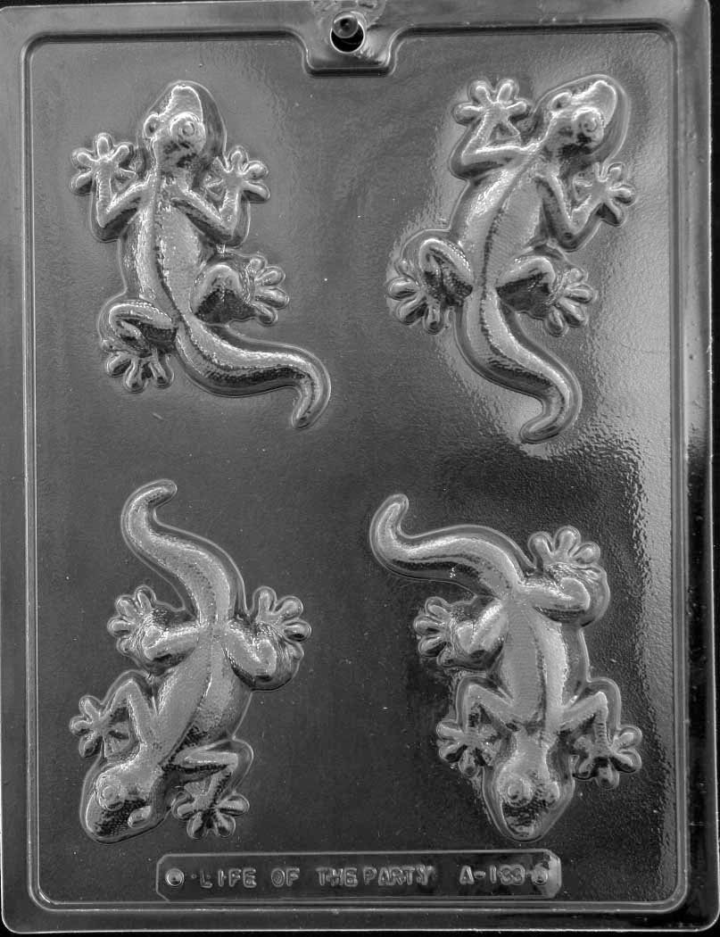 LIZARDS Chocolate Candy Mold