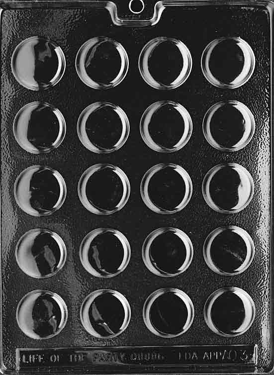 THIN PEPPERMENT PATTY Chocolate Candy Mold