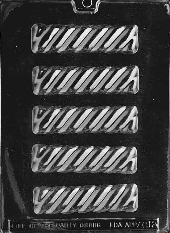 TWIST BAR Chocolate Candy Mold