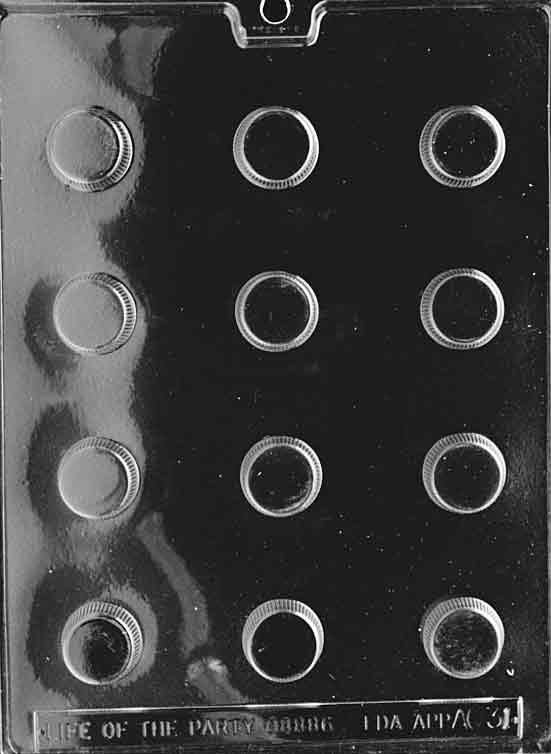 SMALL PEANUT BUTTER Cup Chocolate Candy Mold
