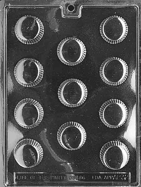 MEDIUM PEANUT BUTTER Cup Chocolate Candy Mold