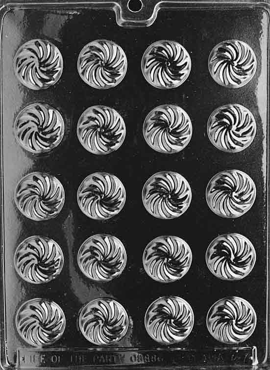 SWIRL MINTS Chocolate Candy Mold
