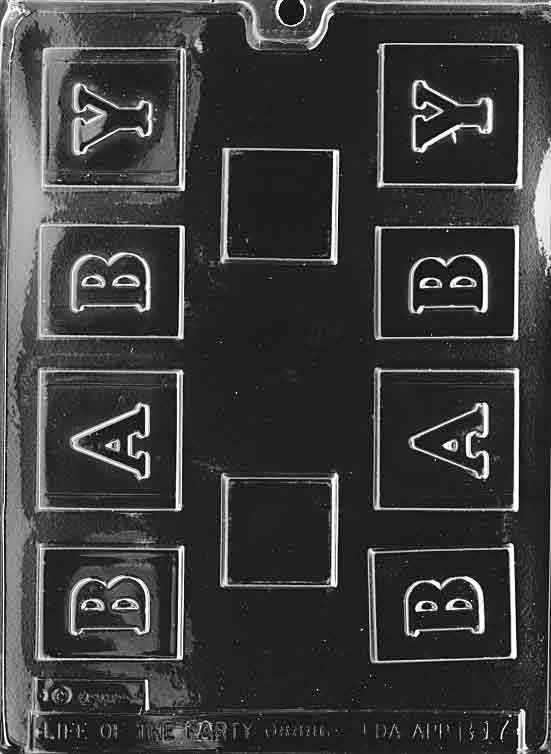 SMALL BABY BLOCK Chocolate Candy Mold Craft Supply