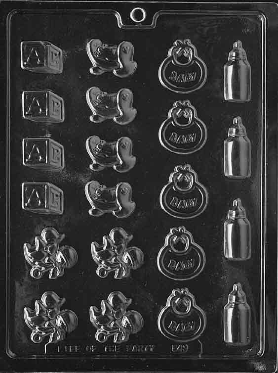 BABY CHARMS Chocolate Candy Mold