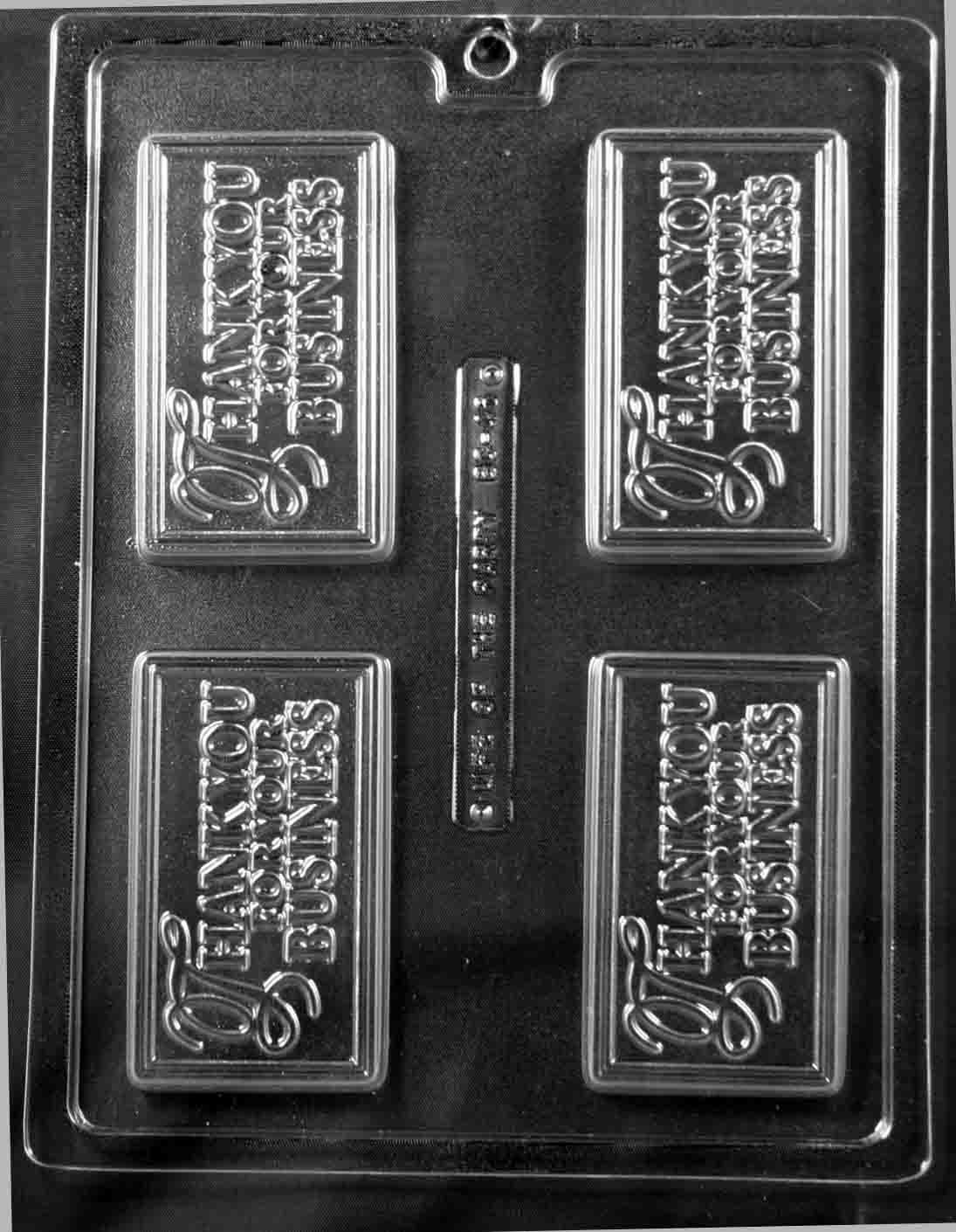 THANK YOU FOR Your Business Card Chocolate Candy Mold