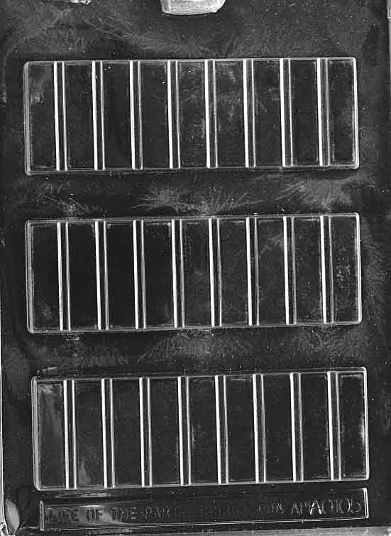 2 OZ BREAK APART Bar Chocolate Candy Mold
