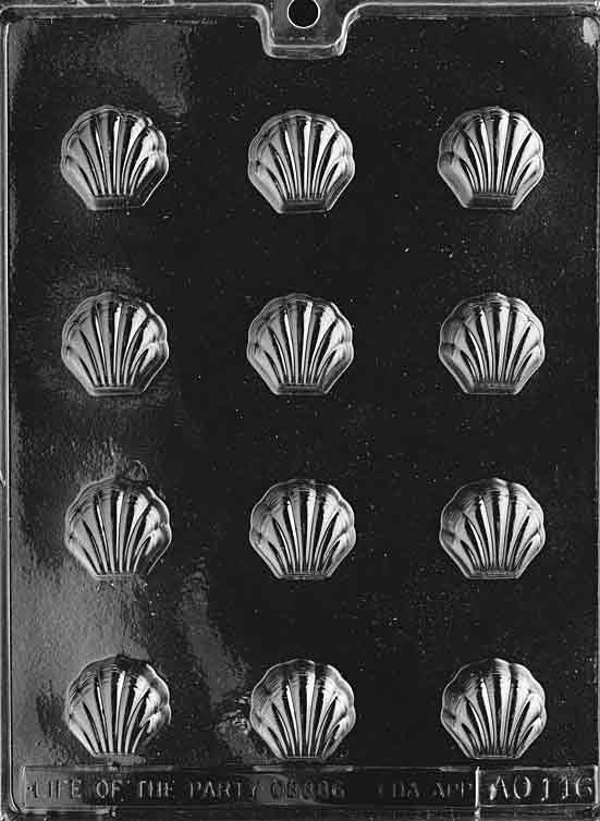 SHELL BON BON Bite Size Chocolate Candy Mold