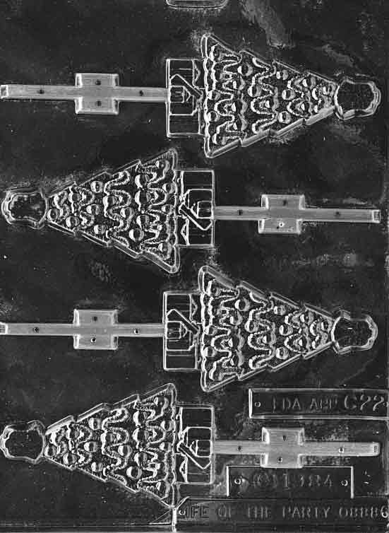 CHRISTMAS TREE With ANGEL Chocolate Candy Mold