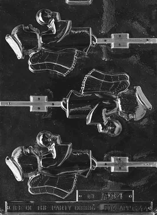 ANGEL LOLLY Christmas Sucker Chocolate Candy Mold