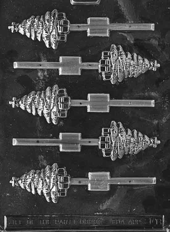 TREE WITH GIFTS Lolly Christmas Sucker Chocolate Candy Mold