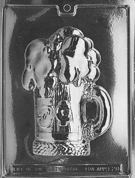 5 CENT BEER MUG Chocolate Candy Mold