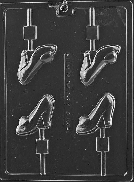 HIGH HEEL SHOE Lolly Sucker Chocolate Candy Mold