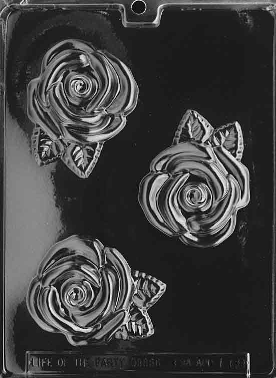LARGE ROSE Chocolate Candy Mold Craft Supply