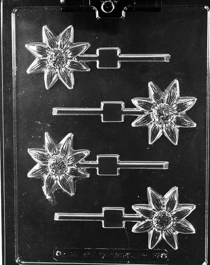 DAISY LOLLY Sucker Chocolate Candy Mold