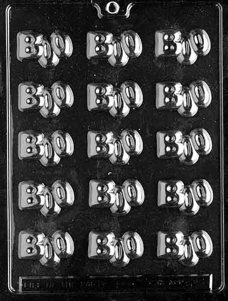 BITE SIZE BOO'S Halloween Chocolate Candy Mold