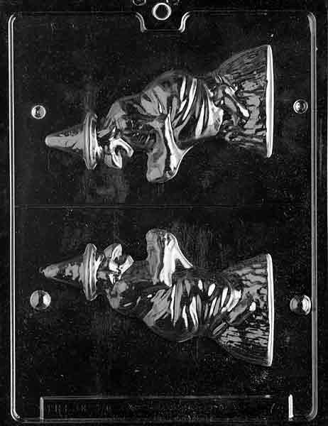 3D WITCH Halloween Chocolate Candy Mold Craft Supply