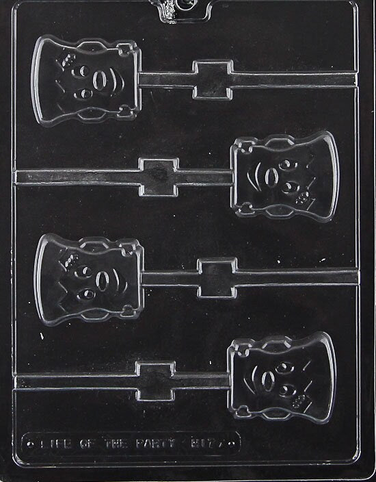 CUTE FRANKENSTEIN LOLLY Halloween Sucker Chocolate Candy Mold Craft Supply