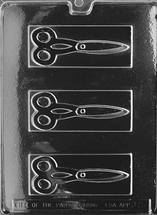SCISSORS Chocolate Candy Mold