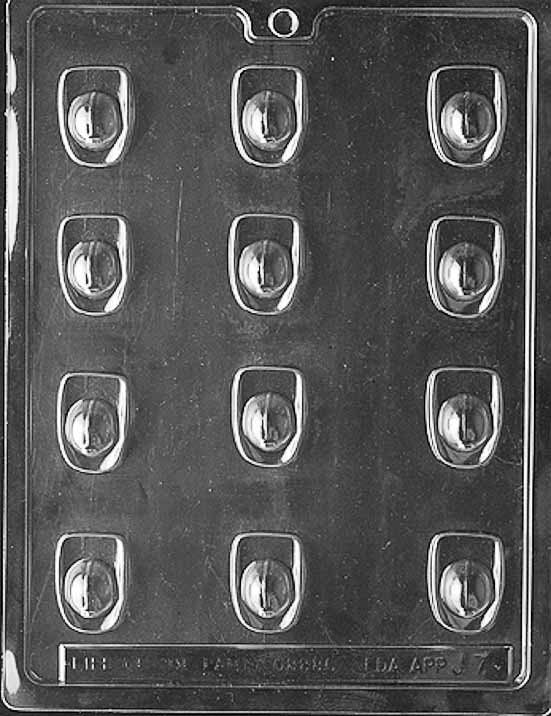 FIREMAN'S HAT FIREFIGHTER Chocolate Candy Mold