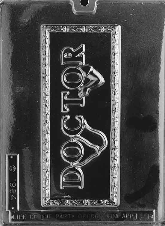 DOCTOR CARD Chocolate Candy Mold Craft Supply