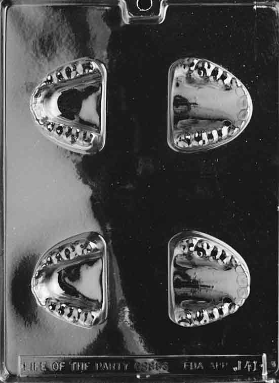 FALSE TEETH Chocolate Candy Mold