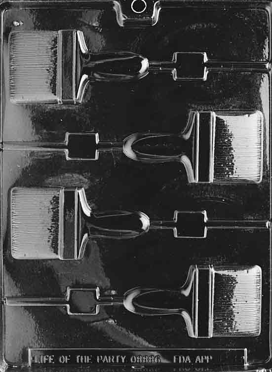 PAINT BRUSH LOLLY Sucker Chocolate Candy Mold Craft Supply