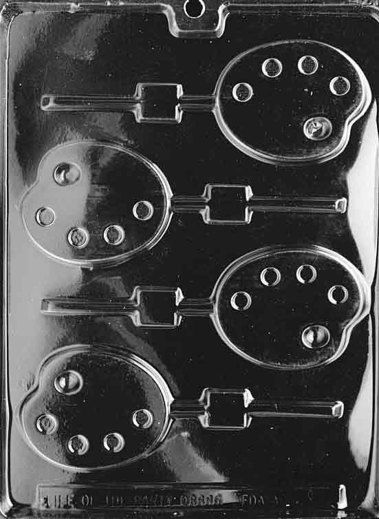 PALETTE LOLLY Sucker Chocolate Candy Mold