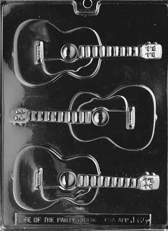 GUITAR Chocolate Candy Mold Craft Supply