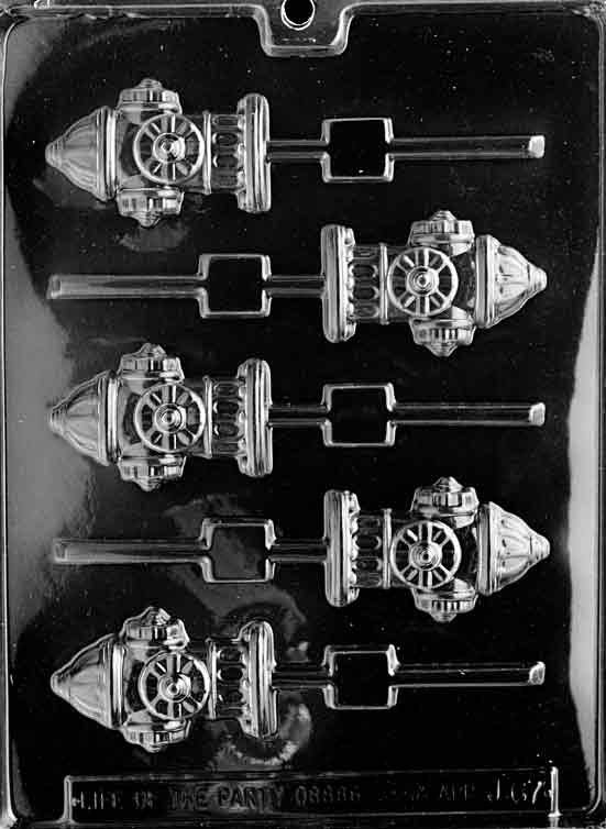 FIRE HYDRANT LOLLY Sucker Chocolate Candy Mold