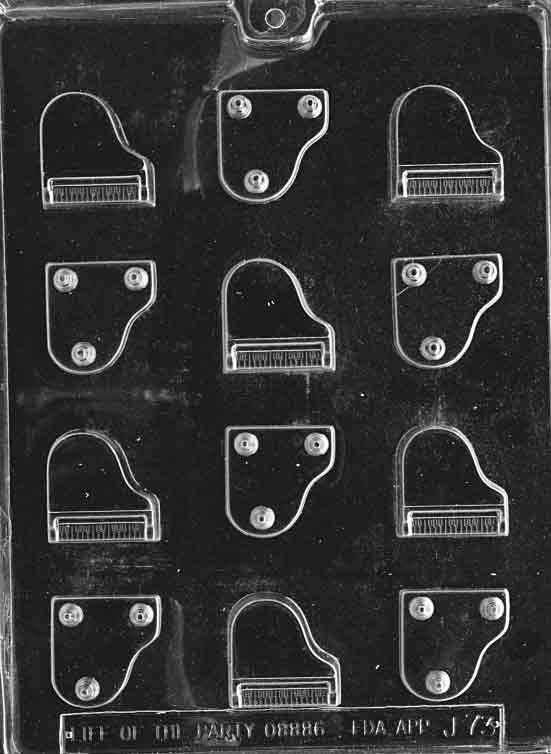 SMALL PIANO Chocolate Candy Mold