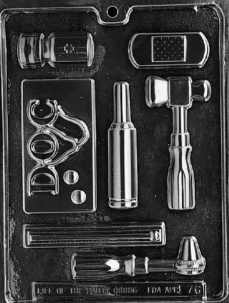 DOCTOR'S KIT BANDAID Chocolate Candy Mold