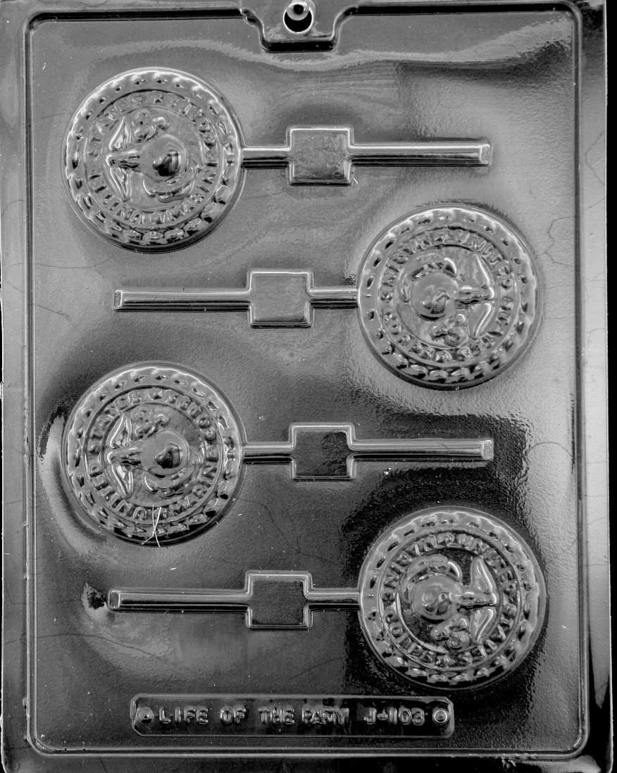 MARINE LOLLY Sucker Chocolate Candy Mold