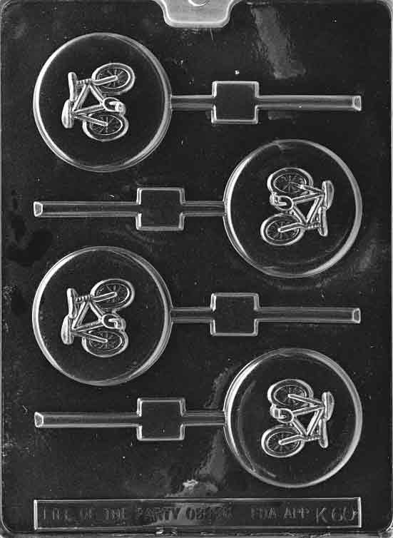 BICYCLE LOLLY Sucker Chocolate Candy Mold