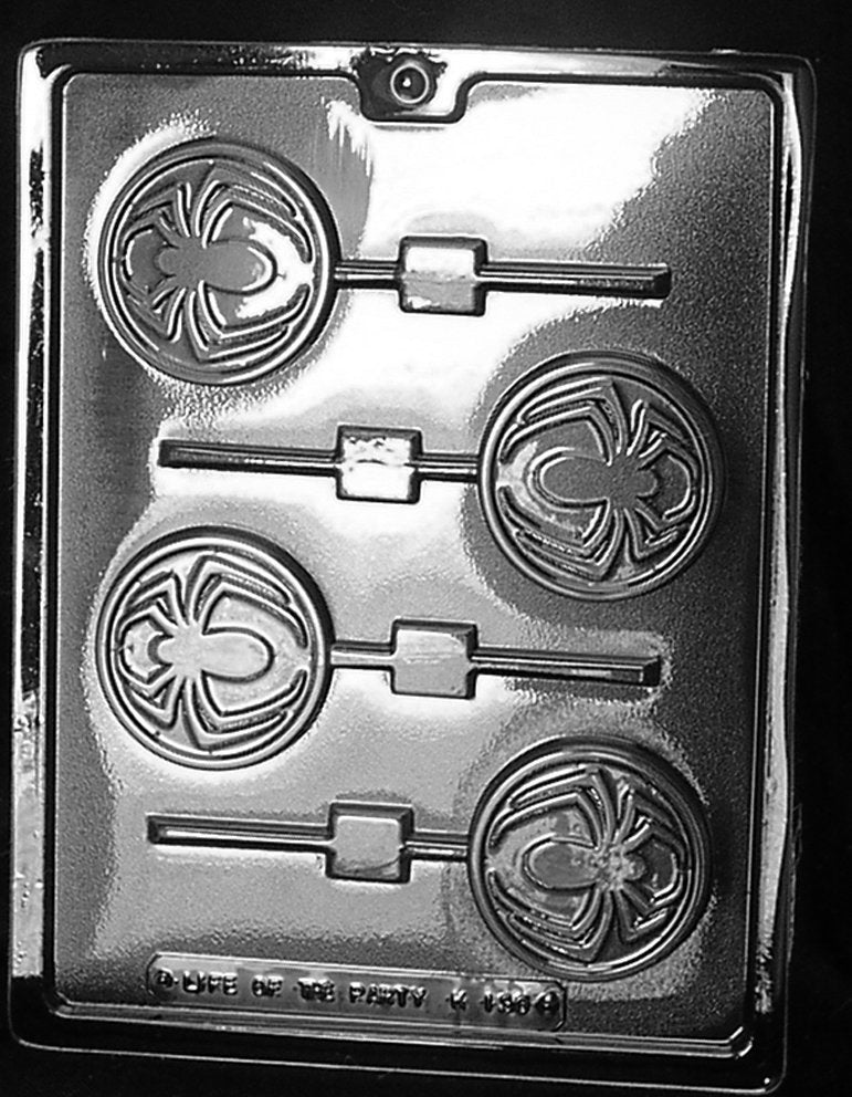 SPIDER SPIDEY POPS Sucker Chocolate Candy Mold