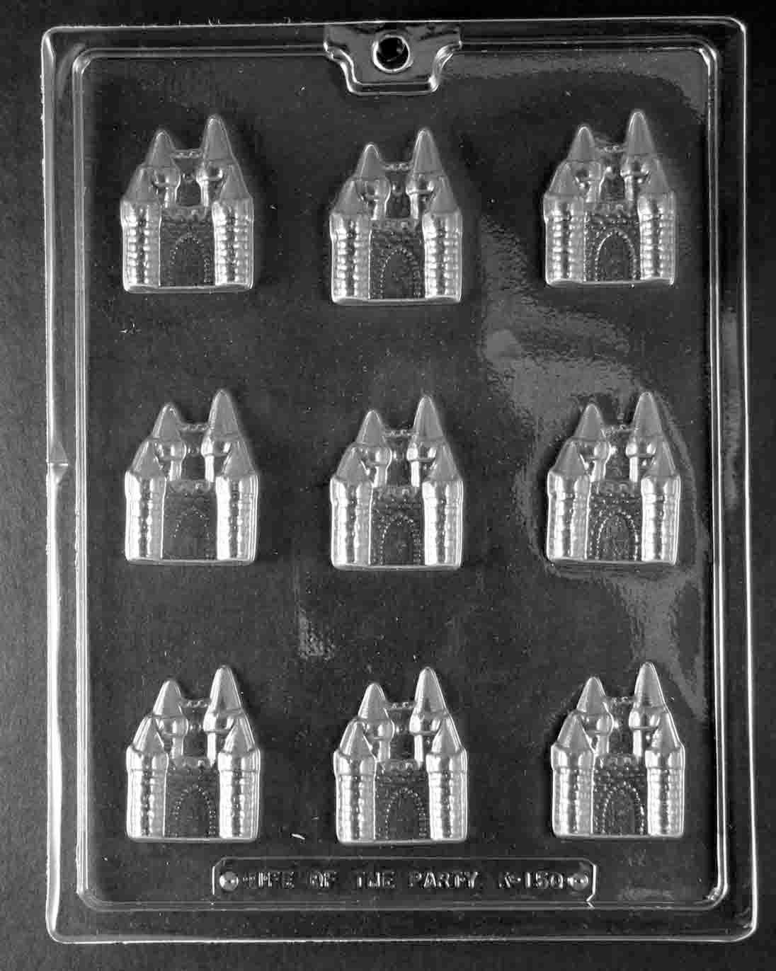 BITE SIZE CASTLE Chocolate Candy Mold